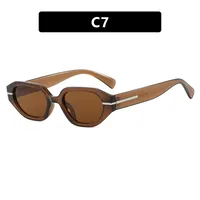 Casual Classical Novelty Glasses Ac Polygon Full Frame Glasses sku image 7