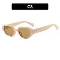 Casual Classical Novelty Glasses Ac Polygon Full Frame Glasses sku image 8