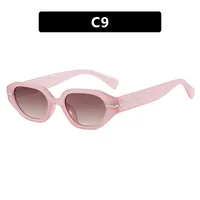 Casual Classical Novelty Glasses Ac Polygon Full Frame Glasses sku image 9