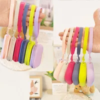 Kid'S Solid Color Silica Gel Zipper main image 1