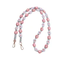 Factory Direct  Hot Selling Bohemian Woven Daisy Flower Badge Neck Lanyard Mobile Phone Lanyard Strap Women main image 5