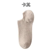Boat Socks Women's Summer Thin Solid Color Simple Japanese Invisible Socks Shallow Mouth Non-slip Breathable Sweat-absorbent Boat Socks Wholesale sku image 3