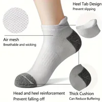 Spring And Summer Mesh Breathable Basketball Sports Socks Men And Women A Variety Of Short Tube Boat Socks Plus Size Socks Wholesale main image 2