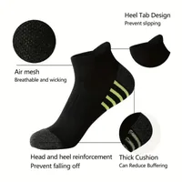 Spring And Summer Mesh Breathable Basketball Sports Socks Men And Women A Variety Of Short Tube Boat Socks Plus Size Socks Wholesale main image 3