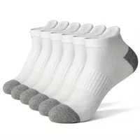 Spring And Summer Mesh Breathable Basketball Sports Socks Men And Women A Variety Of Short Tube Boat Socks Plus Size Socks Wholesale sku image 3