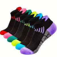 Spring And Summer Mesh Breathable Basketball Sports Socks Men And Women A Variety Of Short Tube Boat Socks Plus Size Socks Wholesale sku image 22