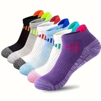 Spring And Summer Mesh Breathable Basketball Sports Socks Men And Women A Variety Of Short Tube Boat Socks Plus Size Socks Wholesale sku image 23