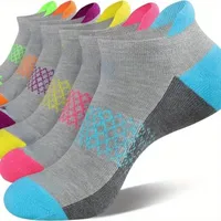 Spring And Summer Mesh Breathable Basketball Sports Socks Men And Women A Variety Of Short Tube Boat Socks Plus Size Socks Wholesale sku image 18