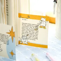 1 Piece Animal Cartoon Cat Class Learning School Paper Cartoon Style Cute Preppy Style Sticky Note main image 5