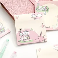 1 Piece Animal Cartoon Cat Class Learning School Paper Cartoon Style Cute Preppy Style Sticky Note main image 7