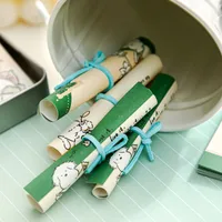 1 Piece Animal Cartoon Cat Class Learning School Paper Cartoon Style Cute Preppy Style Sticky Note main image 10