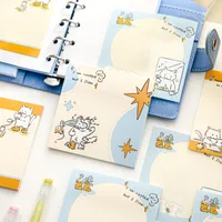 1 Piece Animal Cartoon Cat Class Learning School Paper Cartoon Style Cute Preppy Style Sticky Note main image 3