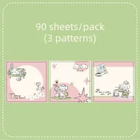 1 Piece Animal Cartoon Cat Class Learning School Paper Cartoon Style Cute Preppy Style Sticky Note sku image 2