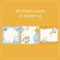 1 Piece Animal Cartoon Cat Class Learning School Paper Cartoon Style Cute Preppy Style Sticky Note sku image 3