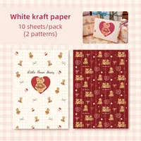 1 Set Animal Bear Christmas School Graduation Paper Elegant Cartoon Style Cute Fancy Paper sku image 4