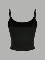 Weekend Home Daily Women's Casual Sexy Solid Color Spandex Polyester Vest Suit Shorts Sets main image 6