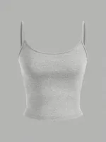 Weekend Home Daily Women's Casual Sexy Solid Color Spandex Polyester Vest Suit Shorts Sets main image 7