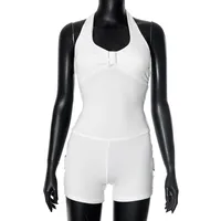 Women's Daily Sexy Solid Color Shorts Rompers sku image 5