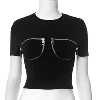 Women's T-shirt Short Sleeve T-Shirts Basic Solid Color sku image 2