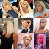 Unisex Simple Style Casual Holiday Weekend Real Hair Homogeneous And Oblique Straight Hair Wigs main image 2