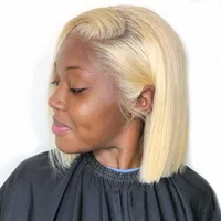 Unisex Simple Style Casual Holiday Weekend Real Hair Homogeneous And Oblique Straight Hair Wigs main image 3