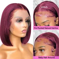 Unisex Simple Style Casual Holiday Weekend Real Hair Homogeneous And Oblique Straight Hair Wigs main image 3