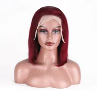 Unisex Simple Style Casual Holiday Weekend Real Hair Homogeneous And Oblique Straight Hair Wigs main image 4