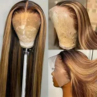Unisex Simple Style Casual Holiday Weekend Real Hair Homogeneous And Oblique Straight Hair Long Straight Hair Wigs main image 5