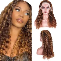 Unisex Simple Style Holiday Weekend Carnival Real Hair Homogeneous And Oblique Long Curly Hair Wigs main image 1