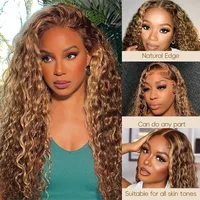 Unisex Simple Style Holiday Weekend Carnival Real Hair Homogeneous And Oblique Long Curly Hair Wigs main image 2