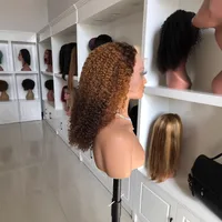 Unisex Simple Style Holiday Carnival Street Real Hair Homogeneous And Oblique Long Curly Hair Wigs main image 3