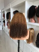 Unisex Simple Style Holiday Carnival Street Real Hair Homogeneous And Oblique Long Curly Hair Wigs sku image 1