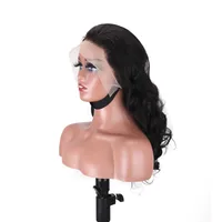 Unisex Simple Style Holiday Weekend Carnival Real Hair Homogeneous And Oblique Long Curly Hair Wigs main image 4