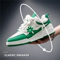 Men's Korean Style Multicolor Multicolor Shallow Mouth Belt Decoration Round Toe Flats Skate Shoes main image 2