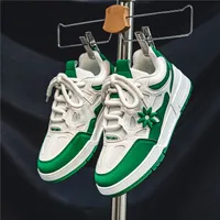 Men's Korean Style Multicolor Multicolor Shallow Mouth Belt Decoration Round Toe Flats Skate Shoes sku image 7