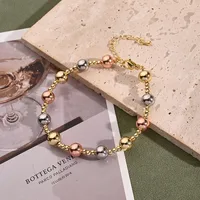 Casual Modern Style Simple Style Round Copper Handmade Polishing Plating 18K Gold Plated Rose Gold Plated White Gold Plated Women's Bracelets main image 3