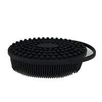 Simple Style Solid Color Silica Gel Bath Brush sku image 6