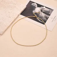 Casual Modern Style Simple Style Simple Solid Color 304 Stainless Steel Handmade Polishing 18K Gold Plated DIY Jewelry Accessories main image 4