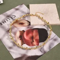 Casual Simple Style Round Copper Polishing Plating 18K Gold Plated Rose Gold Plated White Gold Plated Women's Bracelets Necklace Jewelry Set main image 4
