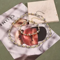 Casual Simple Style Round Copper Polishing Plating 18K Gold Plated Rose Gold Plated White Gold Plated Women's Bracelets Necklace Jewelry Set main image 10