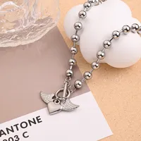 Casual Vacation Red Heart Stainless Steel Polishing Women's Necklace sku image 4