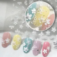 IG Style Cartoon Style Cute Flower Nail Stickers Nail Decoration Accessories main image 8