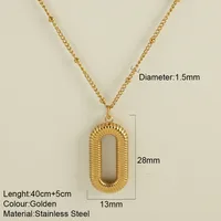 Romantic Simple Style Heart Shape Wings Lock 304 Stainless Steel Women's Pendant Necklace sku image 18
