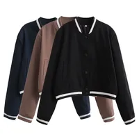 Women's Streetwear Solid Color Coat Jacket main image 2