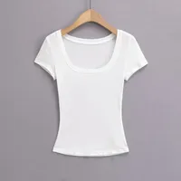 Women's T-shirt Long Sleeve T-Shirts Streetwear Solid Color sku image 1