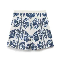 Women's Weekend Ethnic Style Flower Shorts Casual Pants main image 5