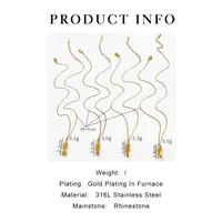 Vintage Style Classic Style Small Fish 316L Stainless Steel  Irregular 18K Gold Plated Women's Pendant Necklace main image 9