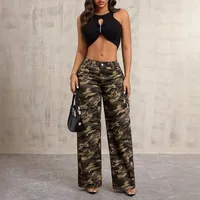 Women's Party Street Streetwear Camouflage Full Length Cargo Pants main image 3