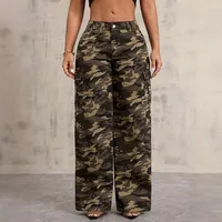 Women's Party Street Streetwear Camouflage Full Length Cargo Pants main image 5