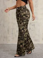 Women's Party Street Streetwear Camouflage Full Length Cargo Pants sku image 1